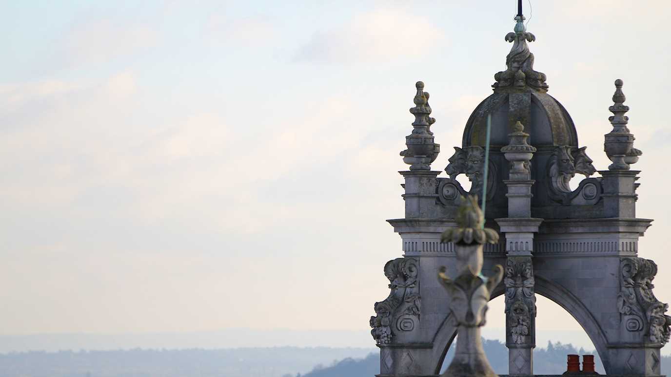 Founders, clock tower, sky, ornate